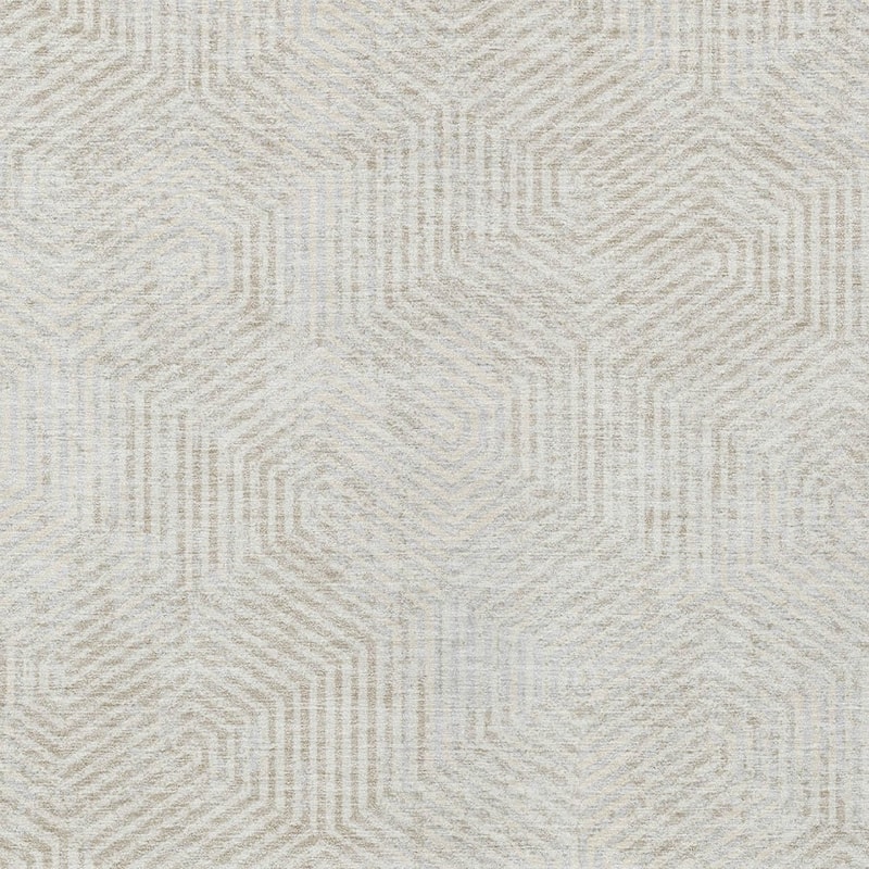 HomeRoots Geometric Transitional Rectangle Outdoor Rug