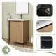 preview thumbnail 12 of 19, 24"/30"/36"/48"/60" FreeStanding Bathroom Vanity with Sink, Floor Stand Bathroom Vanity with Soft Close Door and Shelf