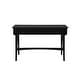 preview thumbnail 7 of 15, Lamine Rattan Mid-Century Desk