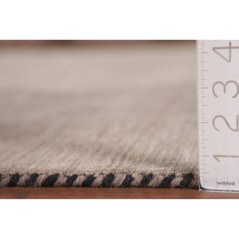 Tribal Gabbeh Living Room Area Rug Handmade Wool Carpet - 6'9"x 9'9"