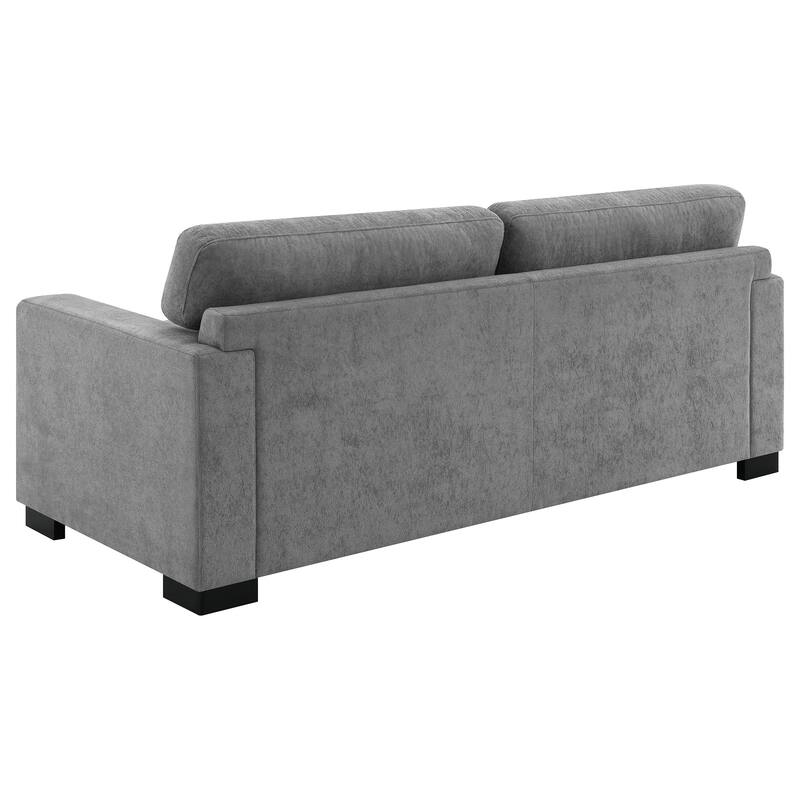 Vicente Grey Upholstered Sofa Sleeper with Queen Mattress