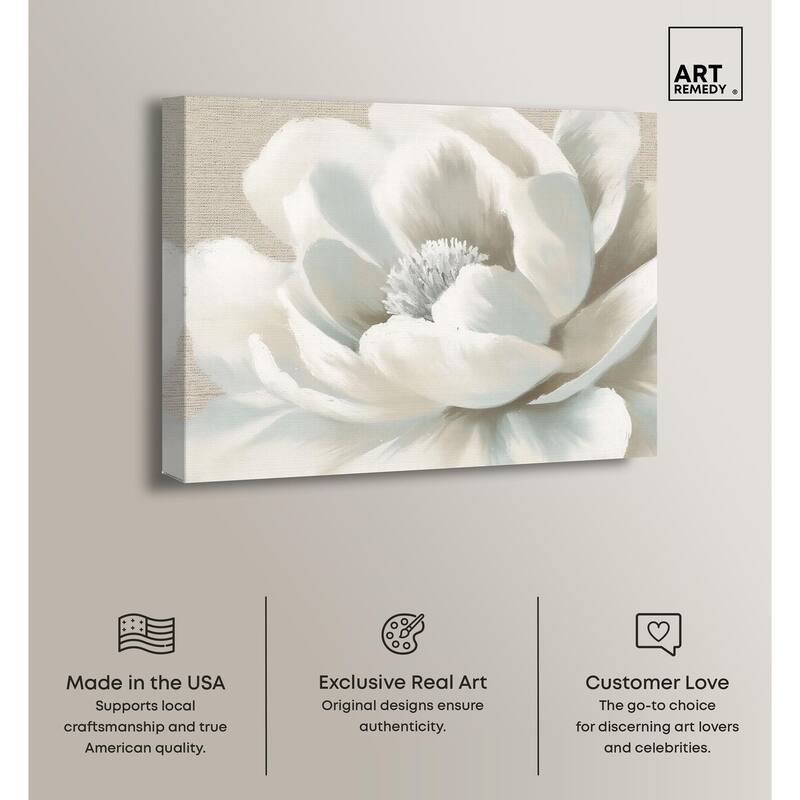 Silken Sepal II Canvas by Art Remedy, Gallery Wrapped