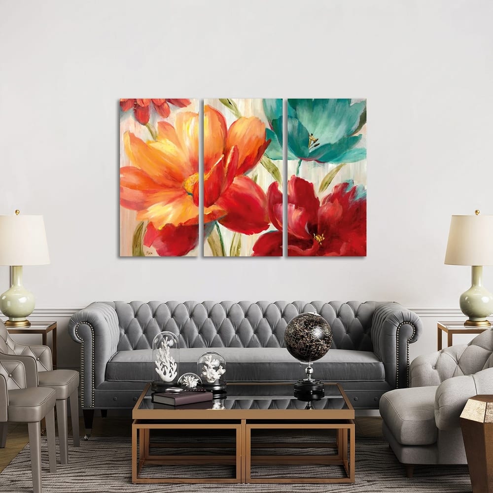iCanvas "Avalon Garden" by Nan 3-Piece Canvas Wall Art Set
