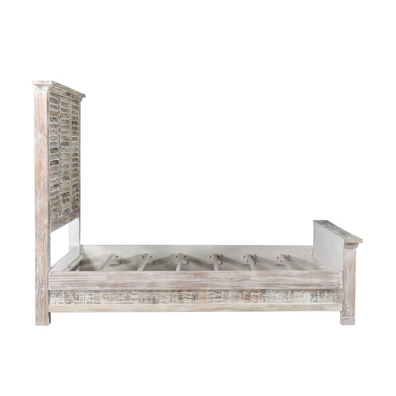 Lexington King Bed, Vintage White