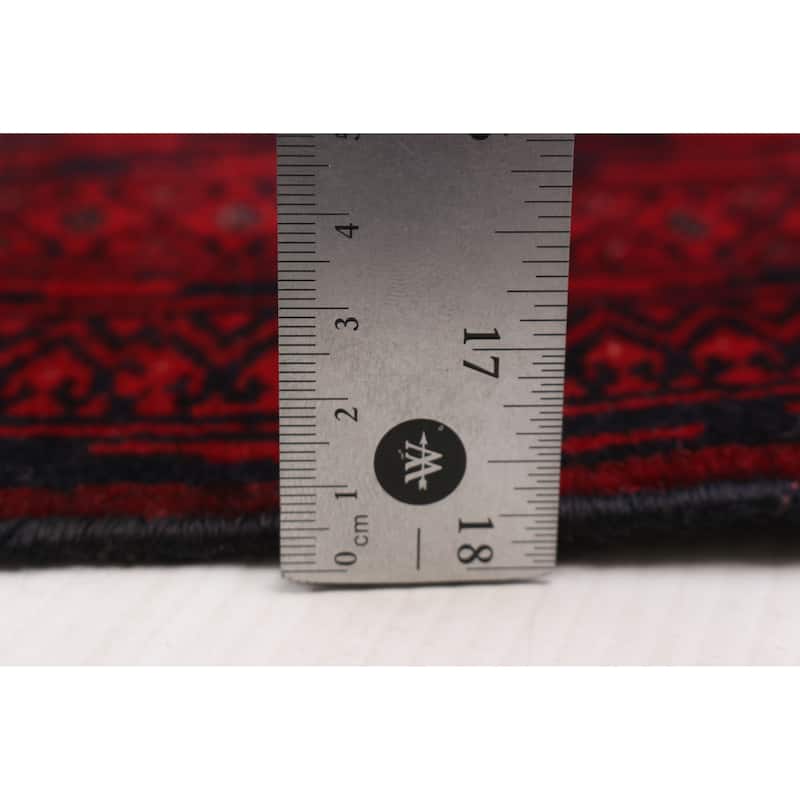 Teimani Red Rug 4'1" x 5'8" - 4'1 x 5'8