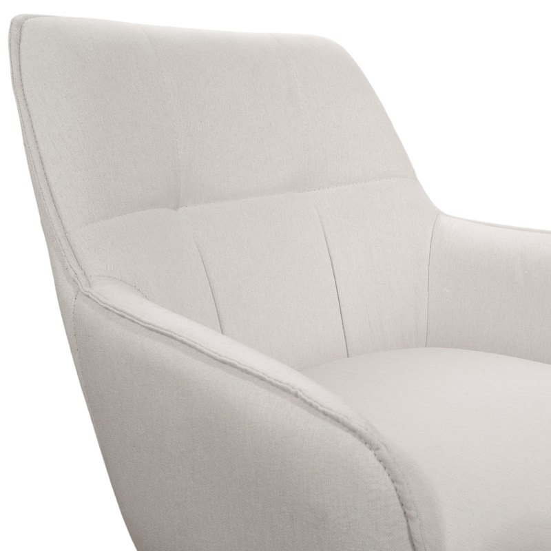 Art Leon Swivel Fabric Dining Arm Chair (Set of 2)