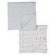 preview thumbnail 2 of 2, Baby 2 Pack Paisley Muslin Swaddle Blankets