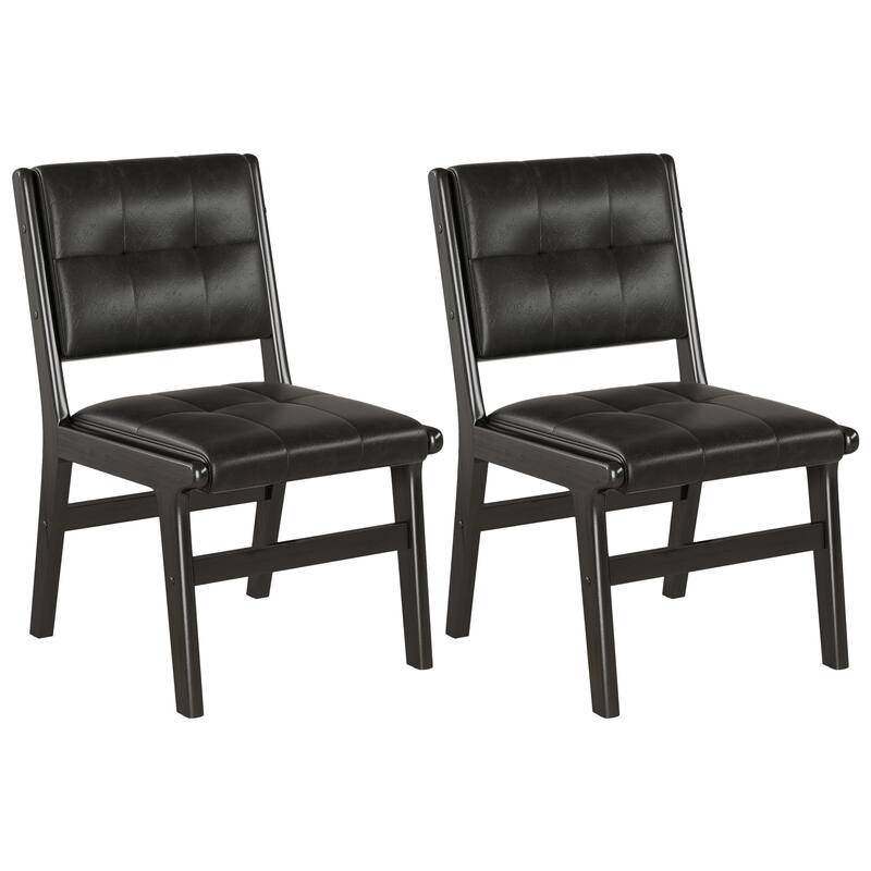 PU Dining Chair,Set of 2