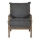 preview thumbnail 23 of 41, Fletcher Spindle Chair in Fabric with Brushed Charcoal Finish