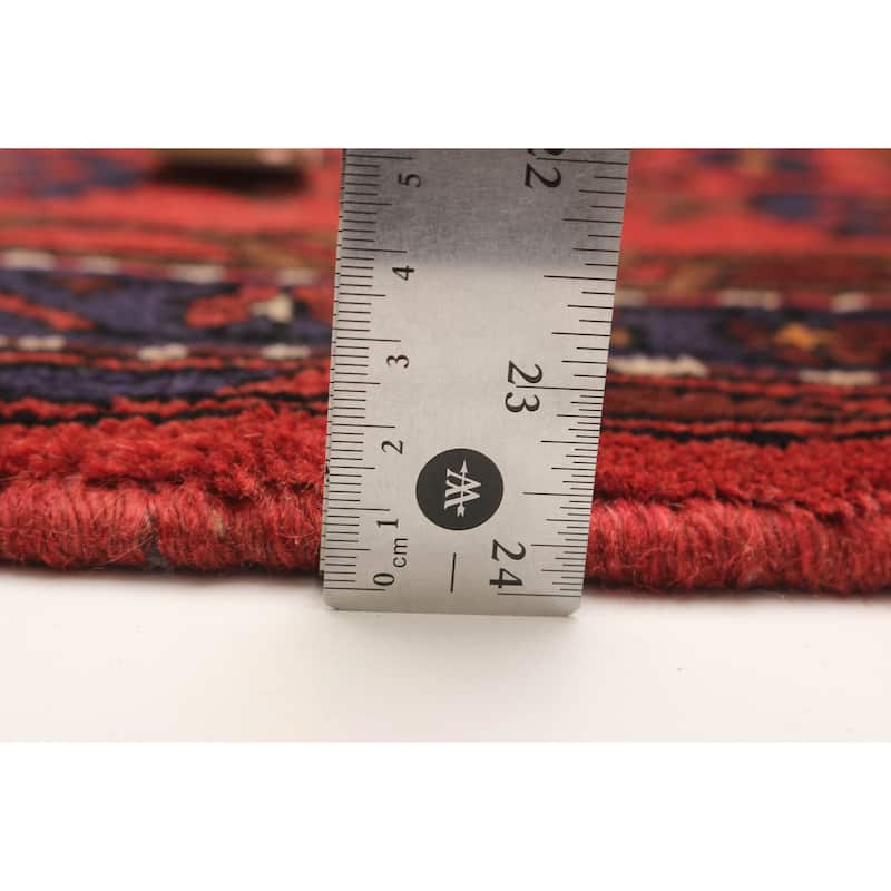 ECARPETGALLERY Hand-knotted Andelz Red Wool Rug - 4'4 x 7'0