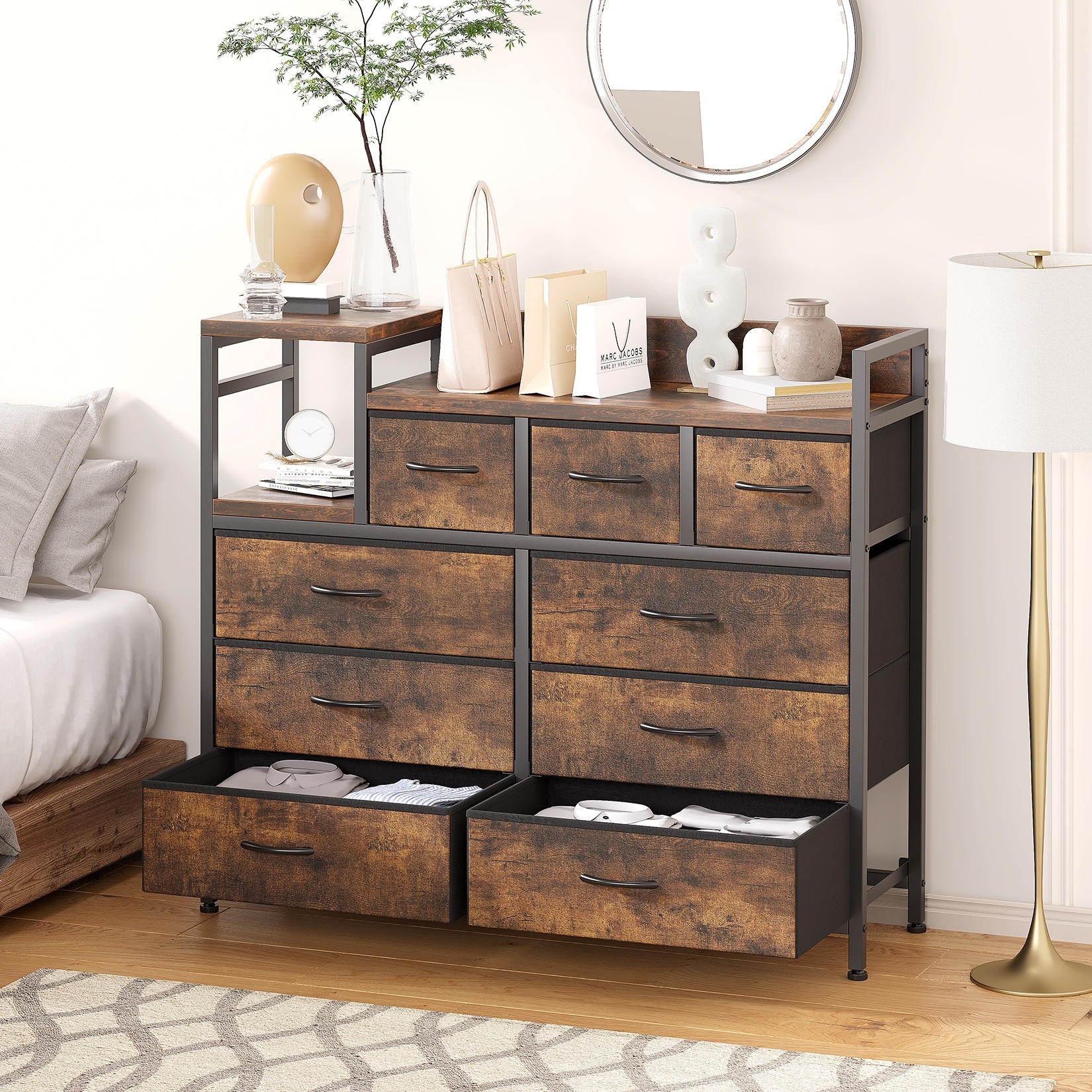 Media chest outlet dresser