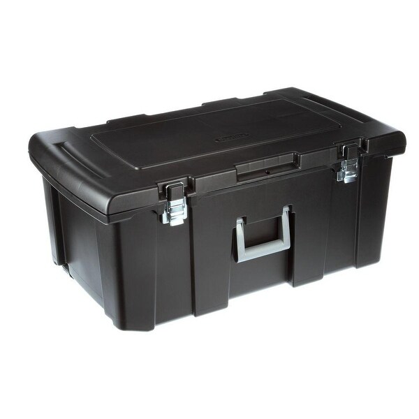 Shop Sterilite 18429001 Footlocker Storage Box, Black w ...