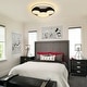 preview thumbnail 2 of 9, Modern Cartoon Dimmable LED Round Flush Mount Kids Light - 20.5 Inches