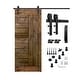preview thumbnail 12 of 34, Barn Door With Solid Knotty Pine Paneled Wood and Hardware Kit(DIY)