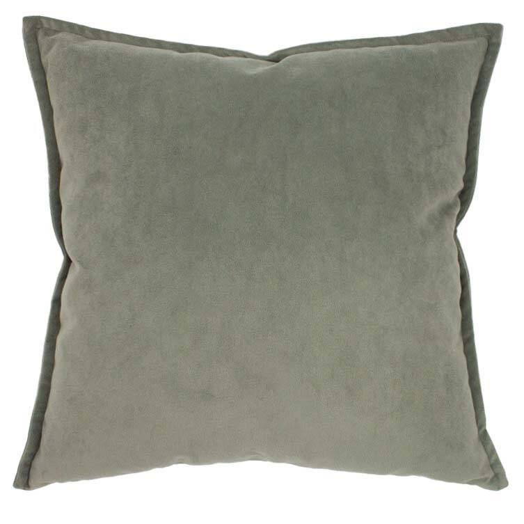 Jiti Indoor Premium Classic Velvet Decorative Accent Square Throw Pillow 20 x 20 - Dark Grey