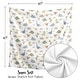 preview thumbnail 5 of 4, Sweet Jojo Designs Watercolor Dinosaur Dino Boy Baby Swaddle Receiving Blanket Green Blue Modern Jurassic Nature Animal Steel