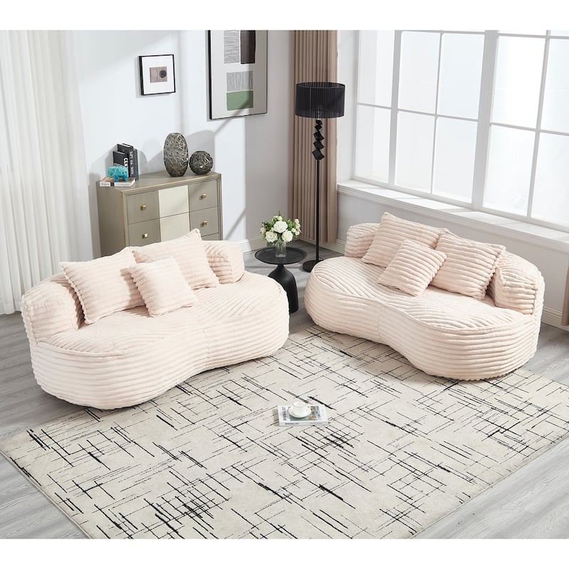 Comfort Lounger High Back Bean Bag Chair