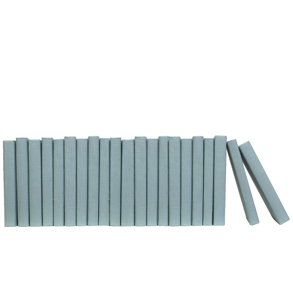 Books Blue Decorative Accessories: Seafoam Linen Color By The Foot
