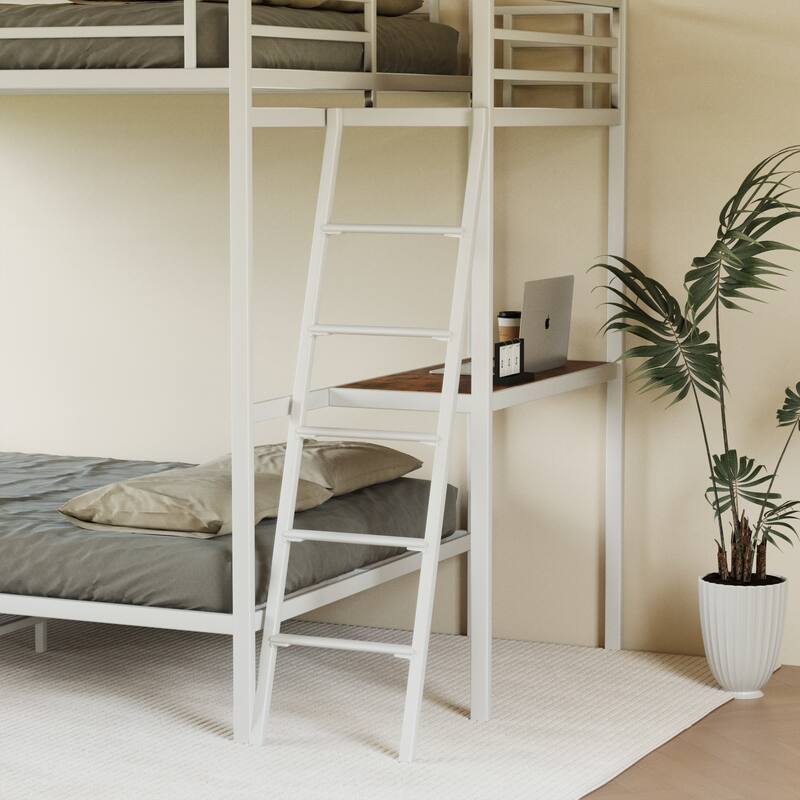 Full size bunk bed with LED light and Charging socket
