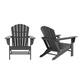 Laguna Classic Outdoor Adirondack Chair (Set of 2) - Grey