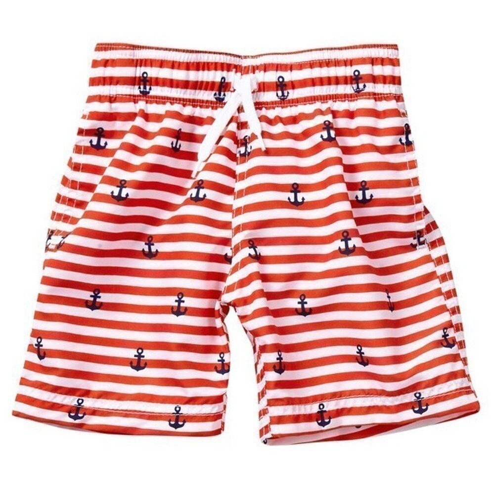 red baby boy shorts