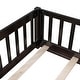 preview thumbnail 66 of 92, Modern Floor Platform Bed with Fence and Door