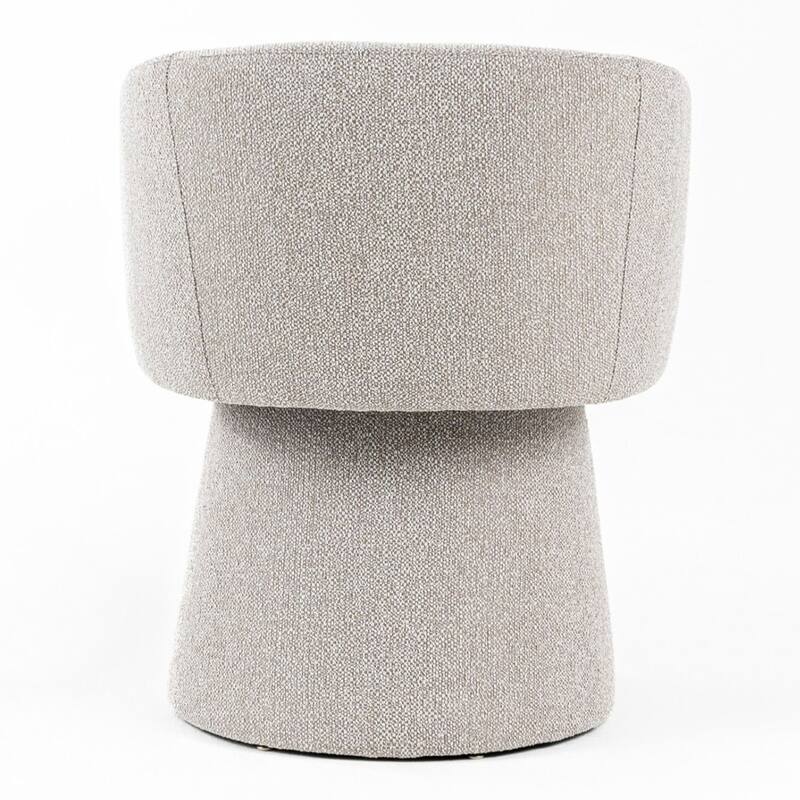 Modrest Linton Modern Light Grey Fabric Dining Chair