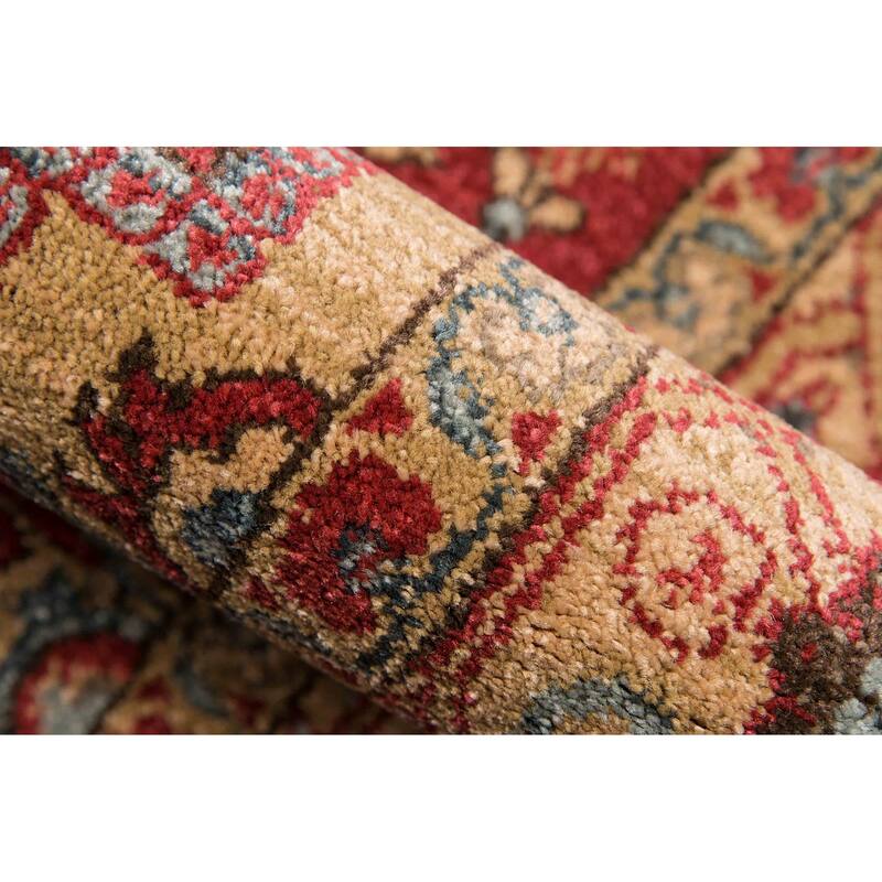 ECARPETGALLERY Machine Woven Elara Red Area Rug - 9'3 x 12'6