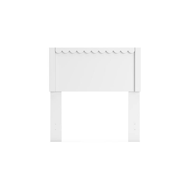 Signature Design by Ashley Hallityn White Panel Platform Bed