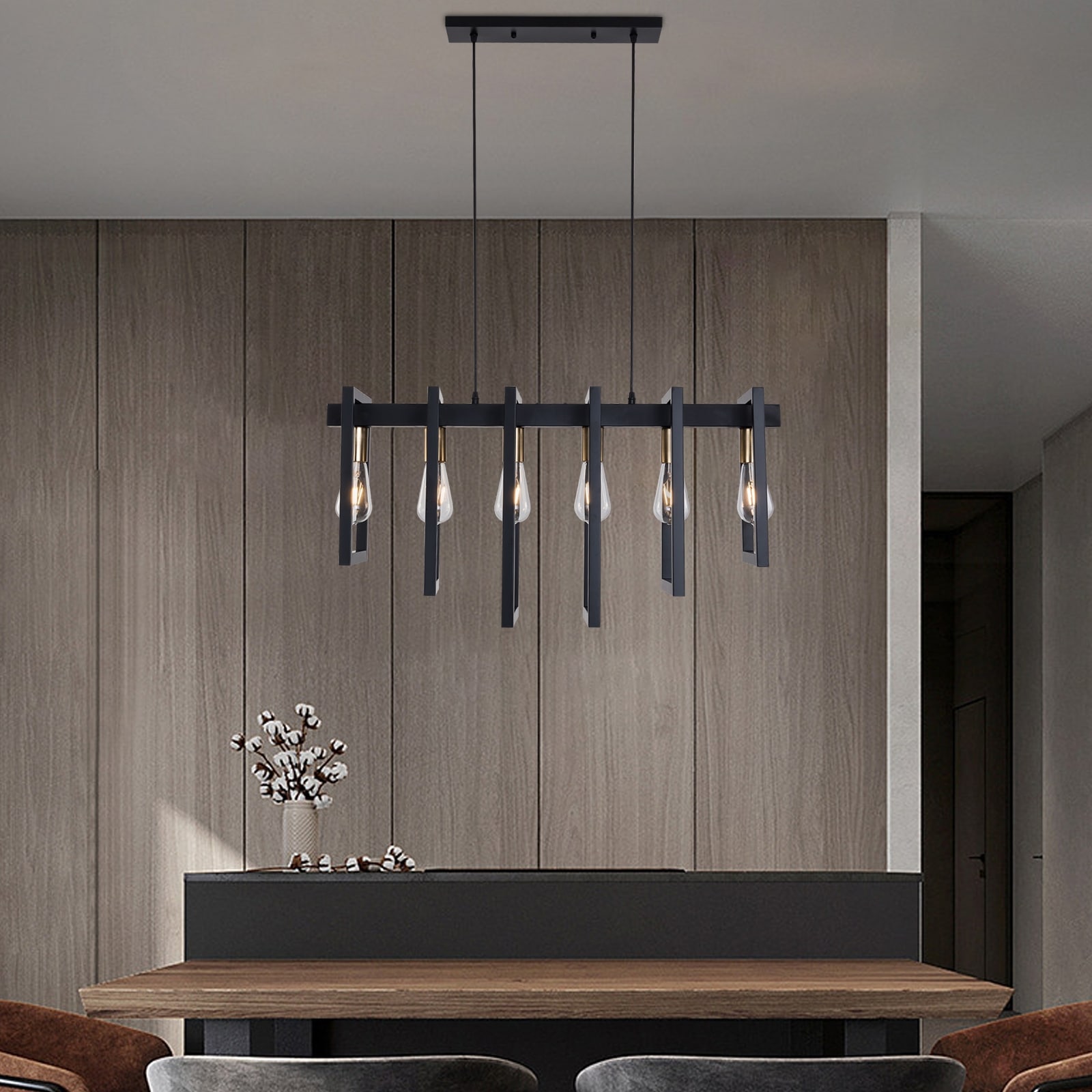 Linear island lighting hot sale