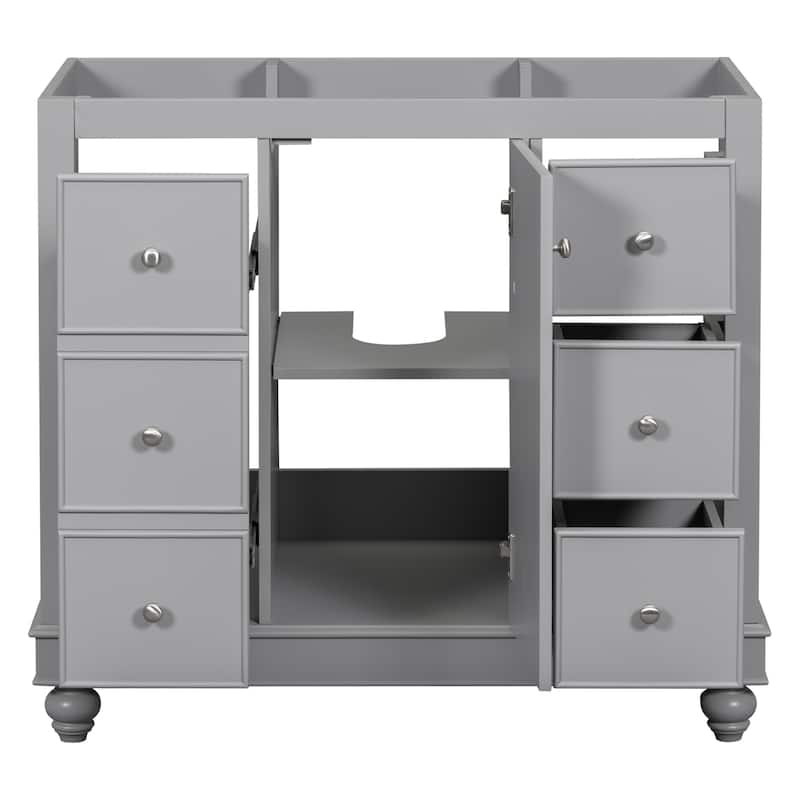 36" Gray Bathroom vanity
