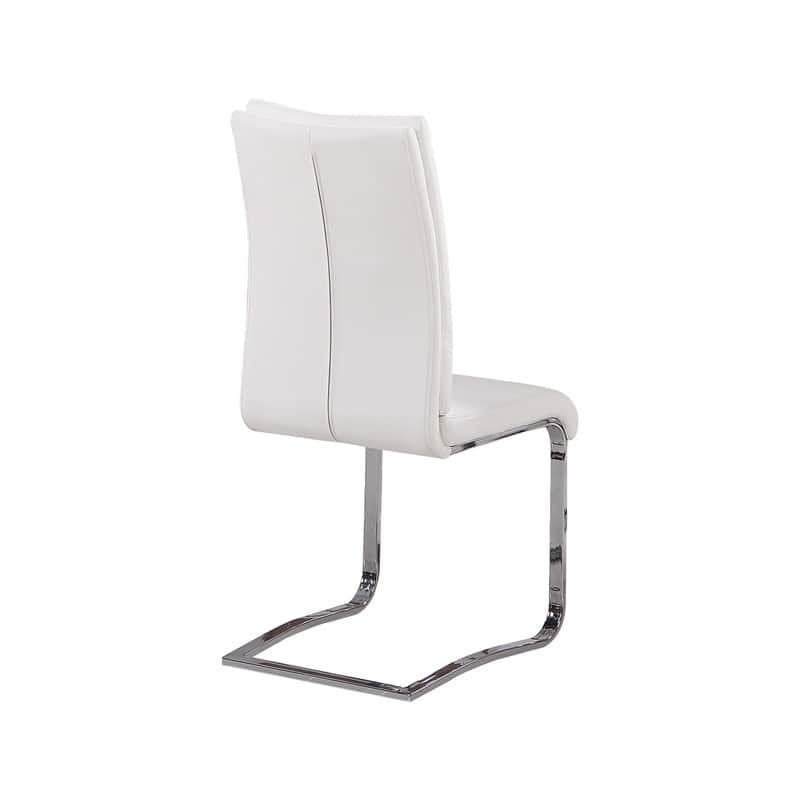 Best Master Furniture Faux Leather Dining Side Chair (Set of 2)