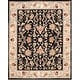preview thumbnail 57 of 81, SAFAVIEH Handmade Easy Care Deidra Oriental Rug 8' x 10' - Black/Ivory - Rectangle