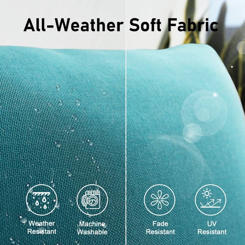 9-Piece Outdoor Wicker Patio Sectional Conversation Set with Fire Pit