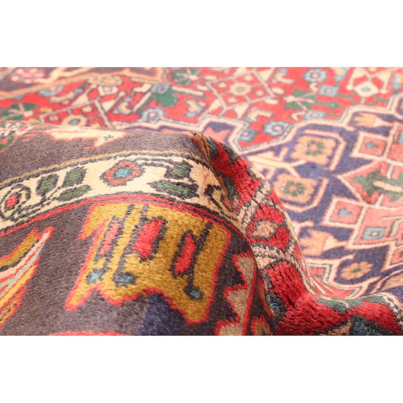 ECARPETGALLERY Hand-knotted Anadol Red Wool Rug - 3'4 x 4'11