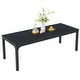 preview thumbnail 18 of 30, 78.74 Inches Rectangular Dining Table with Heavy-Duty Metal Legs (Only Table)