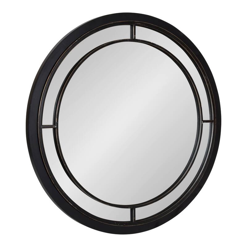 Kate and Laurel Audubon Round Framed Wall Mirror