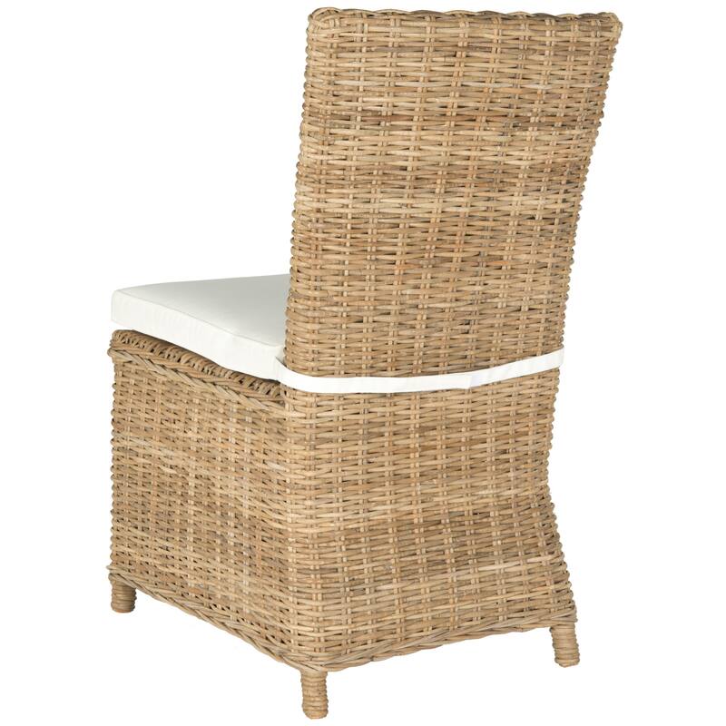 SAFAVIEH Sheila Kubu Soft Rattan Dining Chair (Set of 2) - 20.5" x 26" x 38.6" - 21Wx26Dx39H