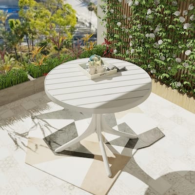 36" Round All-Weather PP Table - Indoor/Outdoor