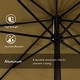 preview thumbnail 43 of 143, North Bend 9-foot Round Auto-tilt, Bronze Finish, Sunbrella Patio Umbrella by Havenside Home