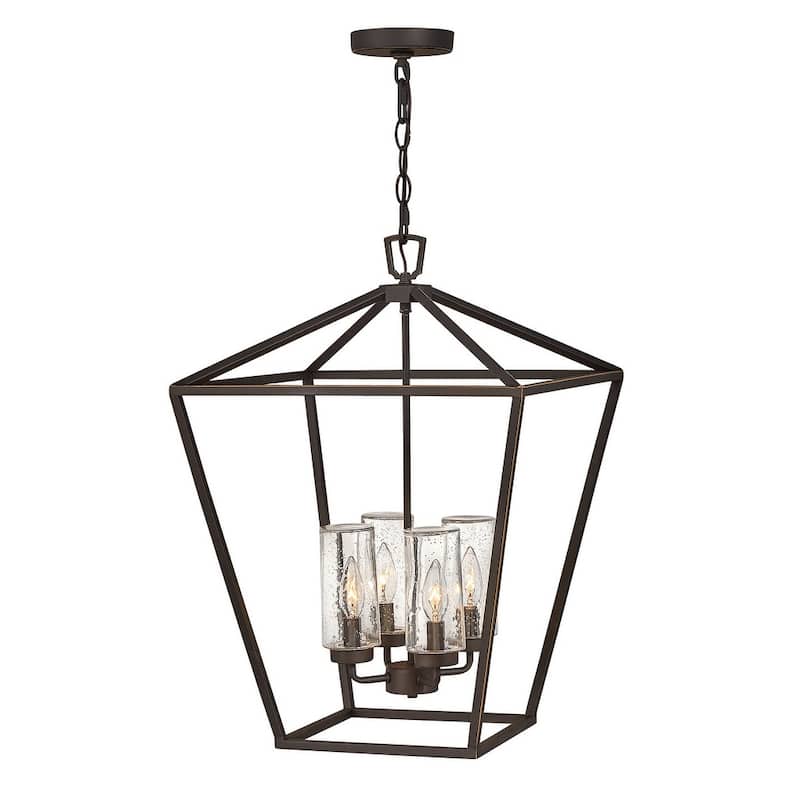Hinkley Lighting Alford Place 4 Light 17" Wide Open Air Taper Candle - Oil Rubbed Bronze