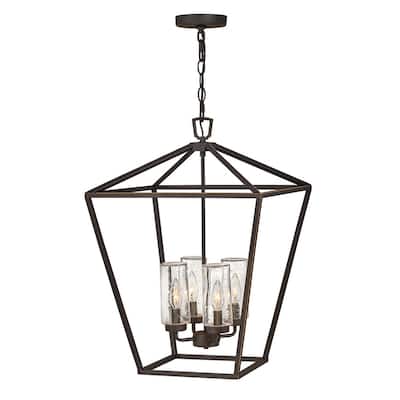 Hinkley Lighting Alford Place 4 Light 17" Wide Open Air Taper Candle