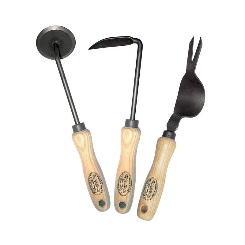 Dewit 3-Piece Tool Gift Set With 3-Tine Cultivator, Forged Trowel And Forged Hand Fork