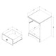 preview thumbnail 5 of 14, South Shore Summer Breeze 1-Drawer Nightstand