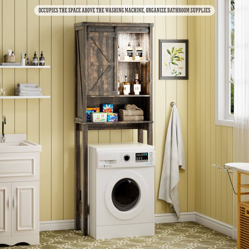 Freestanding Over The Toilet Storage