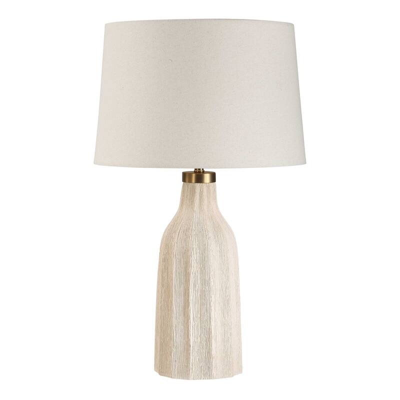 Uttermost Maddox Textured Off White Table Lamp - 17.00" W x 28.50" H x 17.00" D