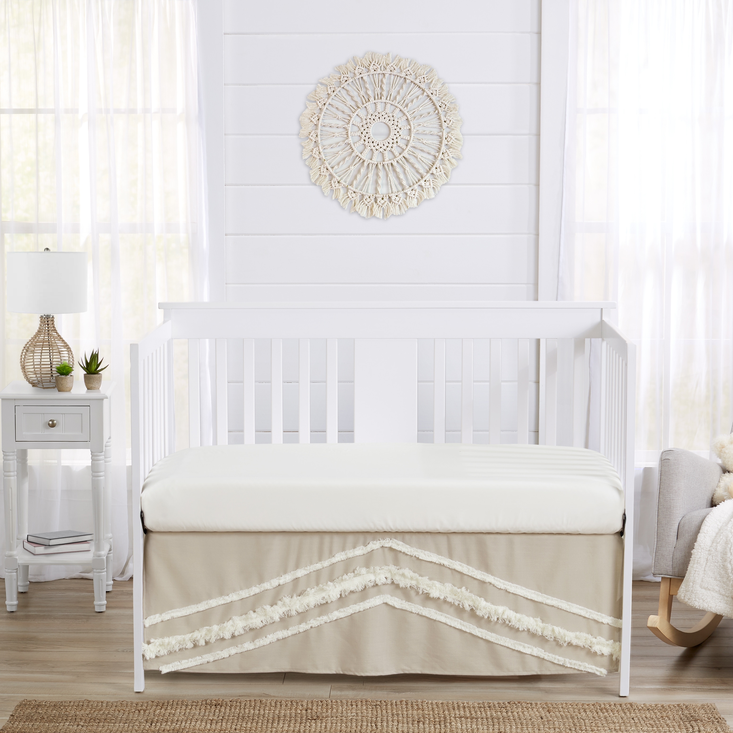 Solid color discount crib bedding sets