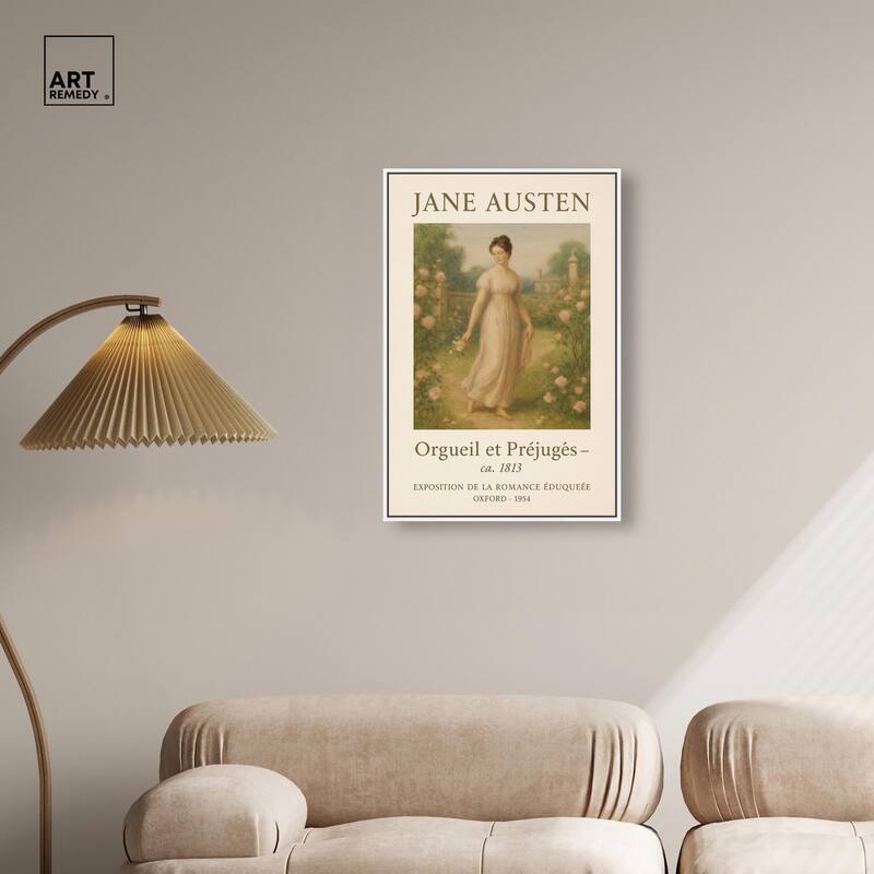 Lady in Austen's World Canvas by Art Remedy