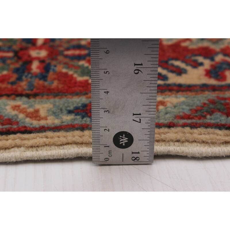 ECARPETGALLERY Hand-knotted Uzbek Ghazni Ivory Wool Rug - 3'2 x 5'0