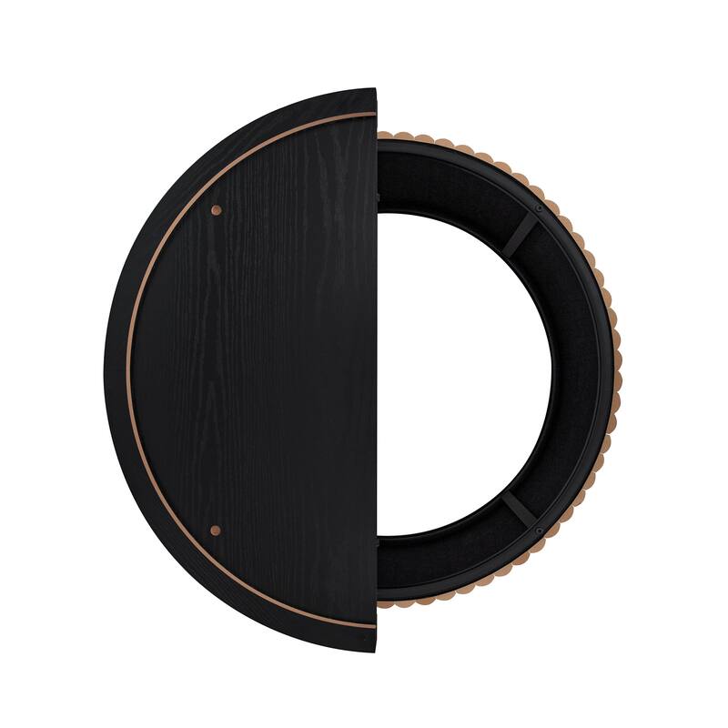 Roomfitters Round Coffee Table, Modern Accent Side Table, Wooden Center Table